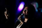  Aretha Franklin performs at the Festival of Families with Pope Francis during the World Meeting of Families in Philadelphia Sept. 26. 