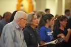 More than 150 people attend a prayer service at St. Catherine of Siena Church in Metairie, La., June 14 for the recovery of House Majority Whip Steve Scalise, R-La., and four others who were shot by a lone gunman while practicing in Alexandria, Va., for a charity baseball event. Scalise, his wife, Jennifer, and their two children are parishioners at the church. 