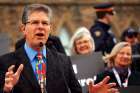 MP Mark Warawa speaking at the National March for Life in Ottawa. The pro-life politician passed away June 20 at age 69.