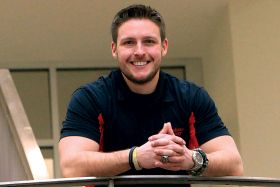 Ian Markert, 26, a student at Benedictine University in Lisle, Ill. Markert is a Marine veteran active in the university’s veterans student group.