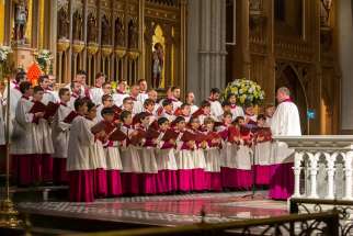 The Sistine Chapel choir made its first-ever visit to Canada and St. Michael’s Cathedral on Sept. 27. 
