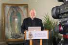 Fr. Mark McGuckin emcees the Vancouver virtual March for Life rally.