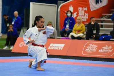 An athlete and a scholar, Liesel Munar prepares for competition at the Canada Winter Games where she took a silver medal. She is a graduate from Toronto’s De La Salle College.