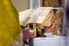 A Roman Missal is seen on the altar during a traditional Tridentine Mass July 18, 2021, at St. Josaphat Church in the Queens borough of New York City. 