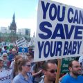 More than 20,000 people gathered for the 2013 March for Life in Ottawa to rally in support of the unborn.