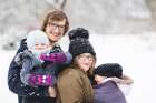 Levi and Kaitlyn Breederland with their young family. 