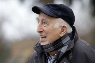 Jean Vanier, founder of the L&#039;Arche communities, is pictured in a Feb. 17, 2015, photo. Vanier, a Canadian Catholic figure whose charity work helped improve conditions for the developmentally disabled in multiple countries over the past half century, died May 7 at age 90. 