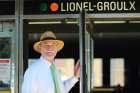 Historian Norman Cornett stands at the entrance of Montreal&#039;s Lionel-Groulx metro station Aug. 16, 2020. The metro station was named for Father Lionel Groulx, a French Canadian historian who died in 1967, and a petition is being circulated to change the station&#039;s name.