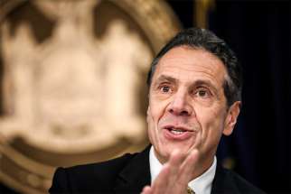 New York Gov. Andrew Cuomo speaks Nov. 13, 2018, during a news conference in New York City. Officials at the New York State Catholic Conference are calling the Reproductive Health Act, which will expand abortion access and is supported by Cuomo, &quot;worse than we thought it would be.&quot; 