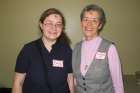 Young women and religious sisters pair up for spiritual mentorship during the Lenten Listening retreat. 