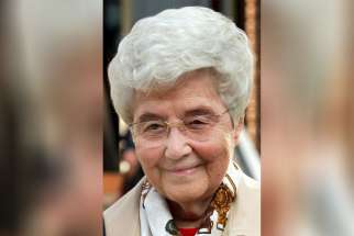 Chiara Lubich, founder of the Focolare movement, is pictured in 2003. Lubich died in 2008 and the Vatican Congregation for Saints&#039; Causes has approved the opening for her sainthood cause.