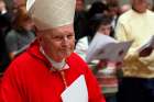 Then-Cardinal Theodore E. McCarrick, retired archbishop of Washington, arrives in procession for a Mass of thanksgiving for Cardinal Donald W. Wuerl of Washington in St. Peter&#039;s Basilica at the Vatican Nov. 22, 2010. A new lawsuit against McCarrick, who was laicized in 2019, accuses him of managing a sex ring among seminarians, altar boys and priests at a New Jersey beach house. 