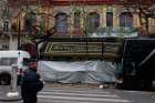 A policeman stands guard outside the Bataclan music hall in Paris Nov. 16. The Islamic State claimed responsibility for a Nov. 13 attack on the hall. 