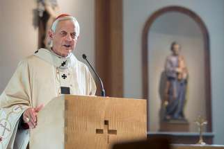 Cardinal Wuerl delivers a homily during a 2017 Mass at St. John Paul II Seminary in Washington. The list of accused abusers was assembled as part of a comprehensive review of the archdiocese&#039;s archives ordered in 2017 by Cardinal Donald W. Wuerl as Washington&#039;s archbishop.