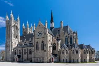 The Basilica of Our Lady Immaculate in Guelph, Ontario. As the Diocesan Marian Shrine, it is the home of the Marian Days initiative for the Diocese of Hamilton.