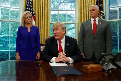 Trump Signs Executive Order Stopping Family Separation At The Border