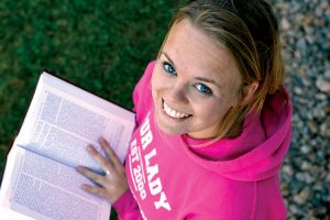 Our Lady Seat of Wisdom Academy students like Christine Connell may soon be able to earn their degree at the Catholic institution in Barry’s Bay, Ont.