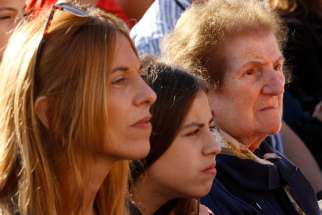 Family members from different generations attend an encounter and Mass for the elderly led by Pope Francis in St. Peter&#039;s Square at the Vatican in this Sept. 28, 2014, file photo. The pope will highlight the role of memory and storytelling across generations in his message for World Communications Day 2020.