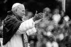 St. John Paul II greets throngs of Poles waiting for a glimpse of their native son at the monastery of Jasna Gora in Czestochowa during his 1979 trip to Poland.