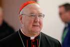 Cardinal Kevin Farrell, prefect of the Dicastery for Laity, the Family and Life, is pictured before a pre-synod gathering of youth delegates at the Pontifical International Maria Mater Ecclesiae College in Rome March 19. The Pope has updated the statutes of the dicastery, eliminating the requirement that it have three separate sections for laity, family and life. 