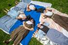 Poor Clare sisters view the solar eclipse through a pair of special lenses Aug. 21 at the Monastery of St. Clare in St. Louis. The order excitedly anticipated the event for months, comparing the thrill of it to the 1999 visit of Pope John Paul II.