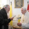 Pope Benedict XVI meets with Cuba&#039;s former President Fidel Castro at the apostolic nunciature in Havana March 28. 