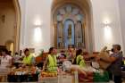 Volunteers work at a Catholic church in Valencia, Spain, Nov. 2, 2024, following heavy rains that caused massive flooding. Spain&#039;s deadliest natural disaster in living memory has left more than 200 people dead with untold numbers still missing.