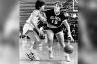 Shelly Pennefather, who later became Sr. Rose Marie, a member of the Poor Clare order, is seen during her time as a member of the women’s basketball team at Villanova University in Pennsylvania. She celebrated her 25th jubilee at the Poor Clare convent in Alexandria, Va., in June.