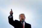 Then-presidential candidate Donald Trump attends a campaign event in Wilmington, Ohio, Nov. 4. Trump won the presidency in the Nov. 8 elections.