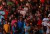  World Youth Day pilgrims hold candles during a prayer vigil in 2016 with Pope Francis at the Field of Mercy in Krakow, Poland. 