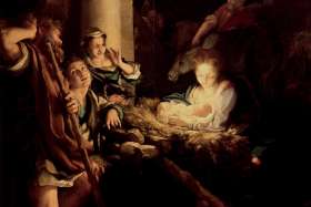 &quot;The Holy Night&quot;, painting by Antonio da Correggio, 1530. 