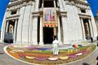 Pope Francis enters the Basilica of St. Mary of the Angels in Assisi, Italy, Aug. 4.