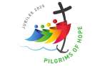 The official logo of Jubilee Year 2025: &#039;Pilgrims of Hope&#039;