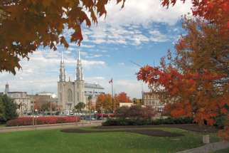 Notre-Dame Cathedral, the seat of Ottawa&#039;s archbishop, as seen from Major&#039;s Hill Park in 2008. A deceased man&#039;s estate is filing a lawsuit against the Archdiocese of Ottawa for sexual abuse.