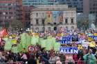 Thousands of pro-lifers converged on Parliament Hill May 10 to deliver their message, despite a counter-protest that blocked the March for Life route.