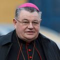 Cardinal Dominik Duka of Prague, Czech Republic, pictured in a file photo dated February 17, 2013, welcomed final court approval of government plans to pay billions of dollars to churches in compensation for their losses under communist rule.