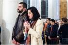 Catholics from the local and international community attend Christmas Eve Mass at Mother Teresa Cathedral in Pristina, Kosovo. There are about 65,000 Catholics in Kosovo, a country that is predominantly Muslim. 