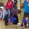 Team building exercise at a Society of St. Vincent de Paul event in London, Ont., Sept. 28-29.