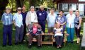 A group of retired priests from the archdiocese of Toronto enjoy some relaxation at a cottage on Lake Simcoe. The priests are supported by The Shepherd’s Trust.