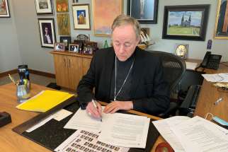 Vancouver Archbishop J. Michael Miller sent a 19-page letter to B.C. officials asking for an equitable shake for churches as provinces loosen COVID protocols.
