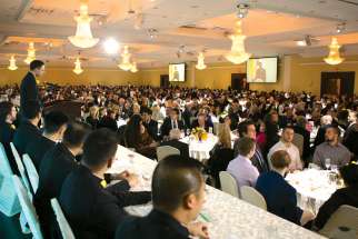 More than 1,800 people attended the Ordinandi Dinner at the Pearson Convention Centre March 3.