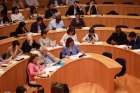 Participants attend a meeting sponsored by the Vatican&#039;s Dicastery for Laity, Family and Life in Rome June 13, 2019. The dicastery brought together representatives of lay movements and associations to review child protection policies.)