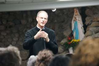 Fr. Timothy Gallagher, OSV, gave a retreat on Ignatian discernment to about 150 people in Ottawa Nov. 4