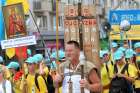  Pilgrims arrive for a feast of the Assumption celebration in Czestochowa, Poland, Aug. 14, 2017.