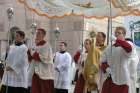 A procession of the Blessed Sacrament during the first Annual Southeastern Eucharistic Congress in Charlotte, North Carolina, USA. 