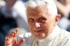 Pope Benedict XVI waves as he arrives for his general audience in St. Peter’s Square at the Vatican Sept. 29, 2010. 