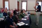 Attendees at the annual Social Action Summer Institute in Salt Lake City listen to a speaker at a July 27, 2019, session. Catholic social action directors from across the country were urged to continue their work of fighting social injustices during the July 25-28 institute at the University of Utah.