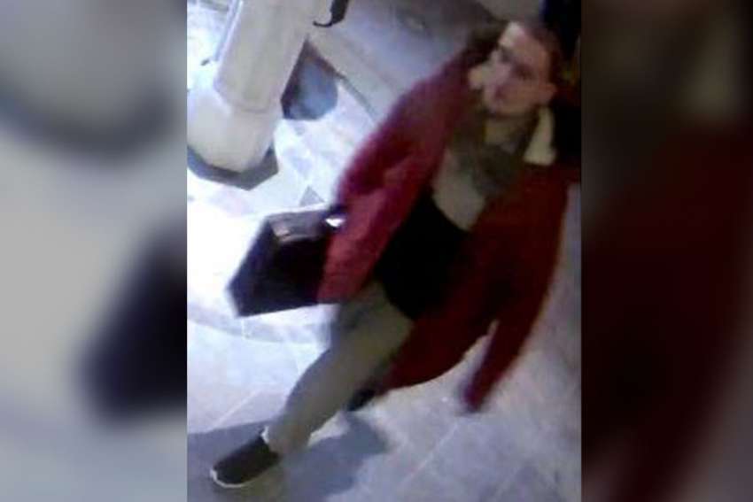 Toronto police is looking for a 5-foot-10 man who took someone briefcase during Mass at St. Michael&#039;s Cathedral Dec. 11.