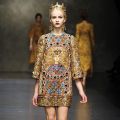 A dress from the Dolce &amp; Gabbana Winter 2014 collection.