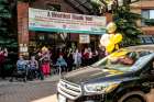 Every Tuesday during the COVID-19 lockdown, residents and staff of Scarborough Retirement Residence gather outside to greet family and friends driving through in a show of thanks.